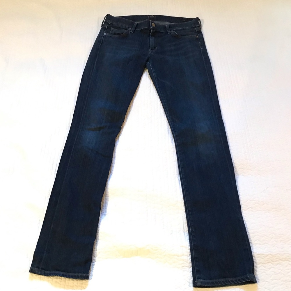 Citizens of Humanity Blue Straight Jeans